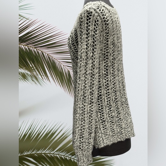 Loft Grey Alpaca Loose Knit Pullover Sweater Size S - Picture 2 of 4